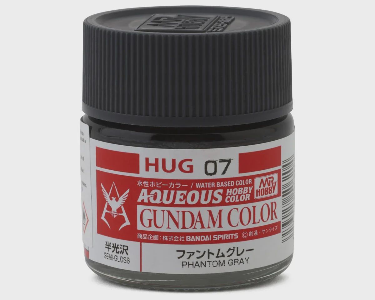 Mr. Hobby "Aqueous Gundam Color" Acrylic paint (Gundam Phantom Grey) (10m) (GUZHUG07)