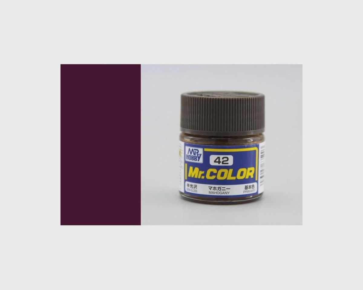 Mr. Hobby C42 Semi-Gloss Mahogany (10ml) (GUZC042)
