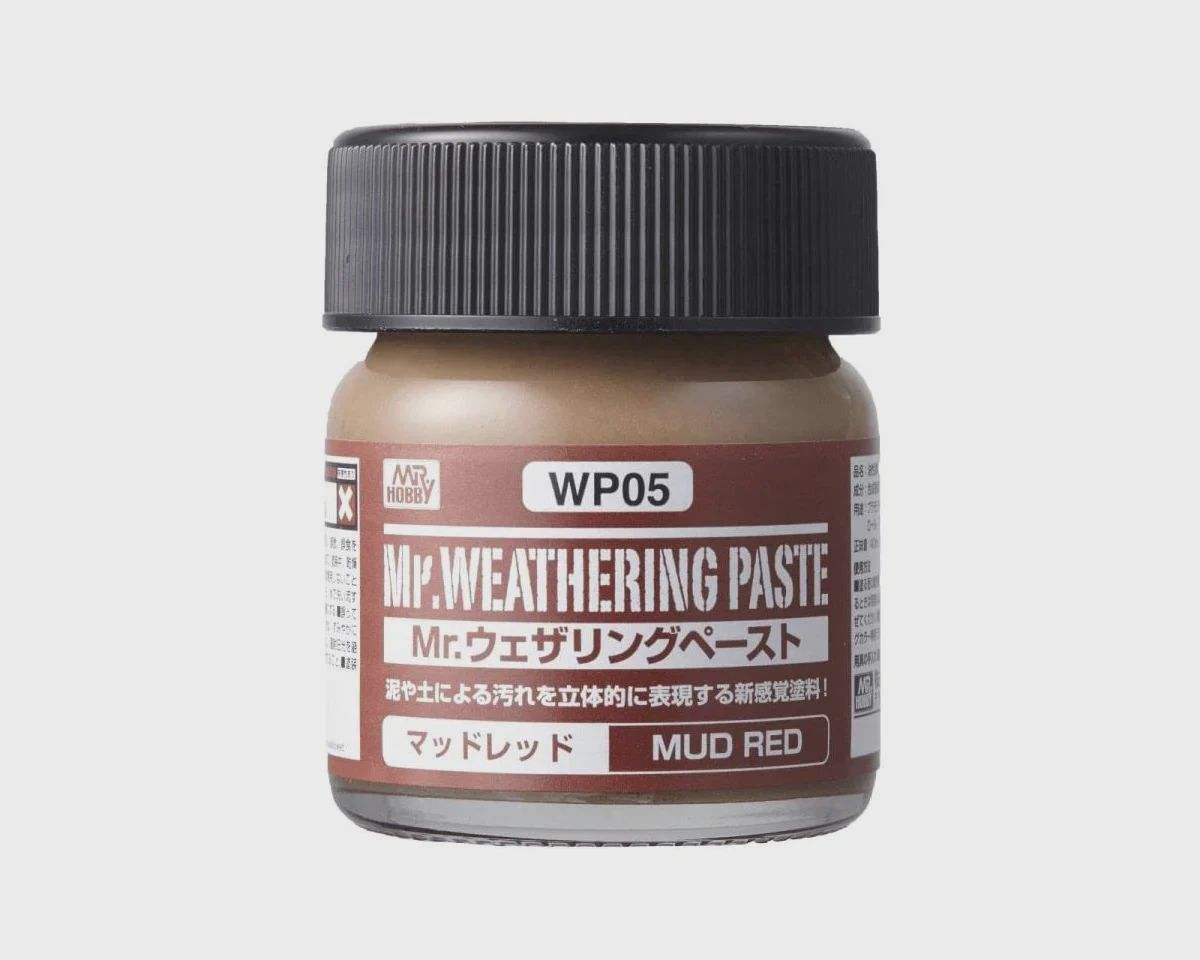 Mr. Hobby WP05 Mr. Hobby Weathering Paste (Mud Red) (GUZWP05)