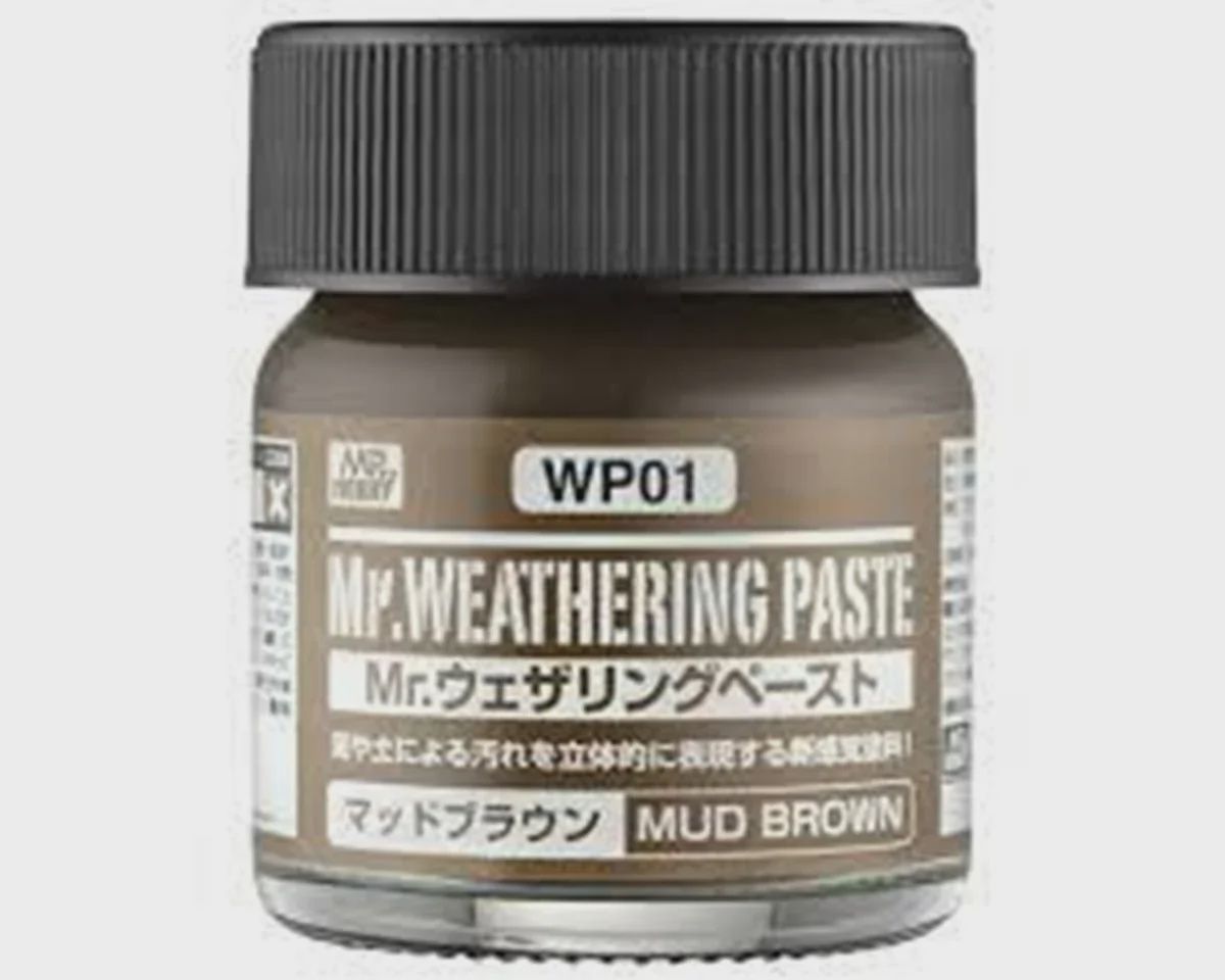 Mr. Hobby WP01 Mr. Hobby Weathering Paste (Mud Brown) (GUZWP01)