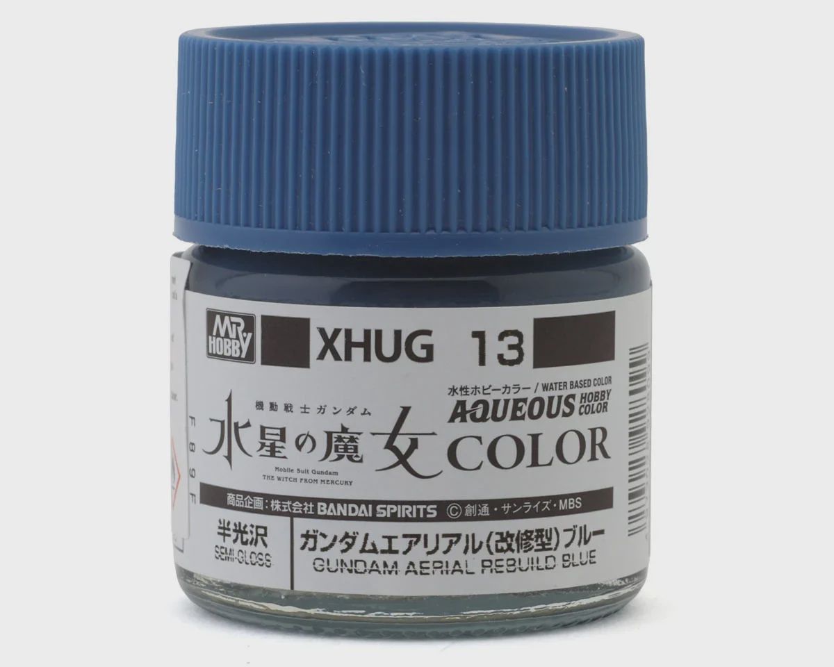 Mr. Hobby XHUG13 Gundam Aerial Rebuild Blue "Aqueous Gundam Color" (GUZXHUG13)