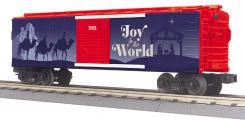 MTH XMAS BOX CAR- JOY TO THE (MTH3071156)