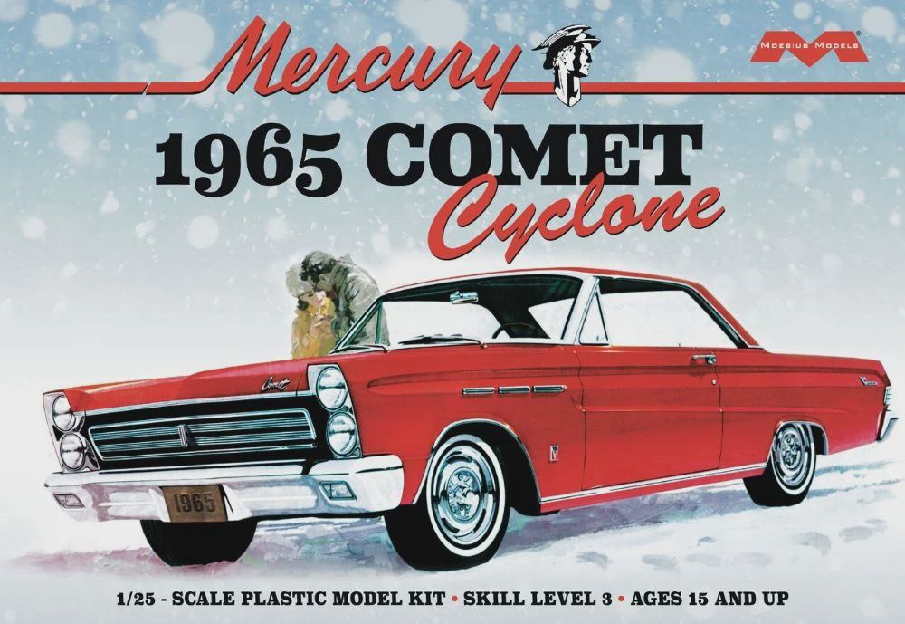 Moebius Model 1/25 1965 Mercury Comet Cyclone Model Kit (MOE1210)