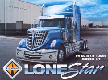 Moebius Model 1/25 2010 International Lonestar Semi Tractor Model Kit (MOE1300)