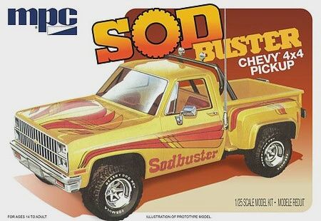 MPC 1981 Sod Buster Chevy Stepside Pickup Truck (MPC972)