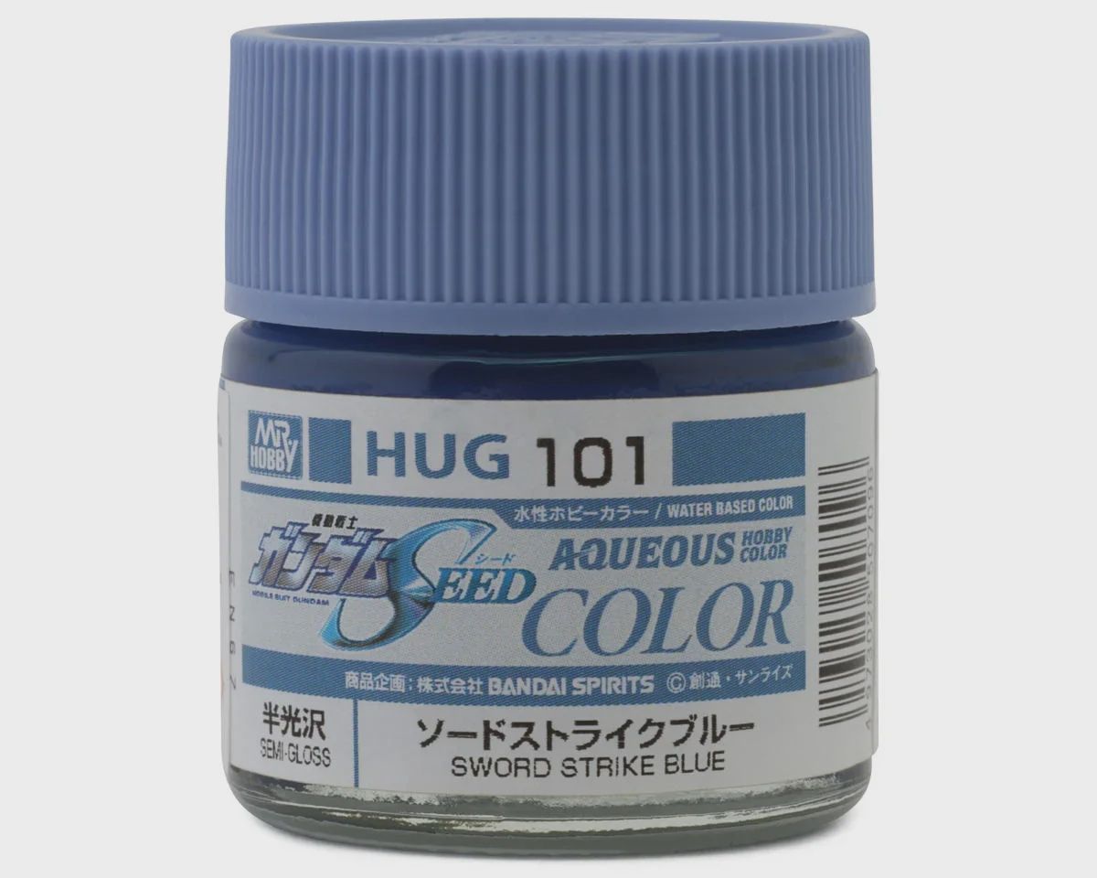 Mr. Hobby "Aqueous Gundam Color" Acrylic paint Gundam Blue) (10ml) (Semi Gloss) (GUZHUG101)
