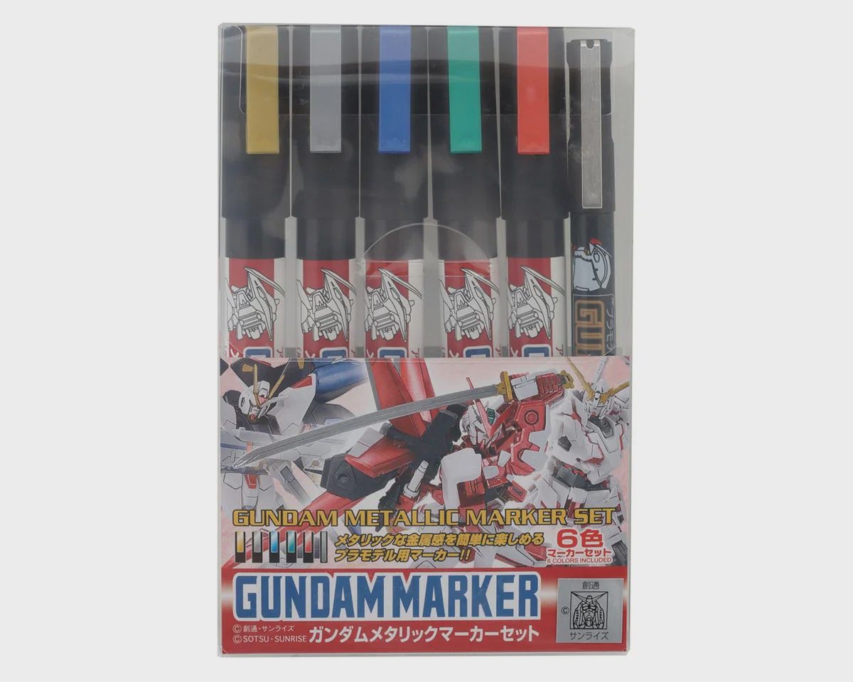 Mr. Hobby GMS121 Gundam Metallic Marker Set (GUZGMS121)