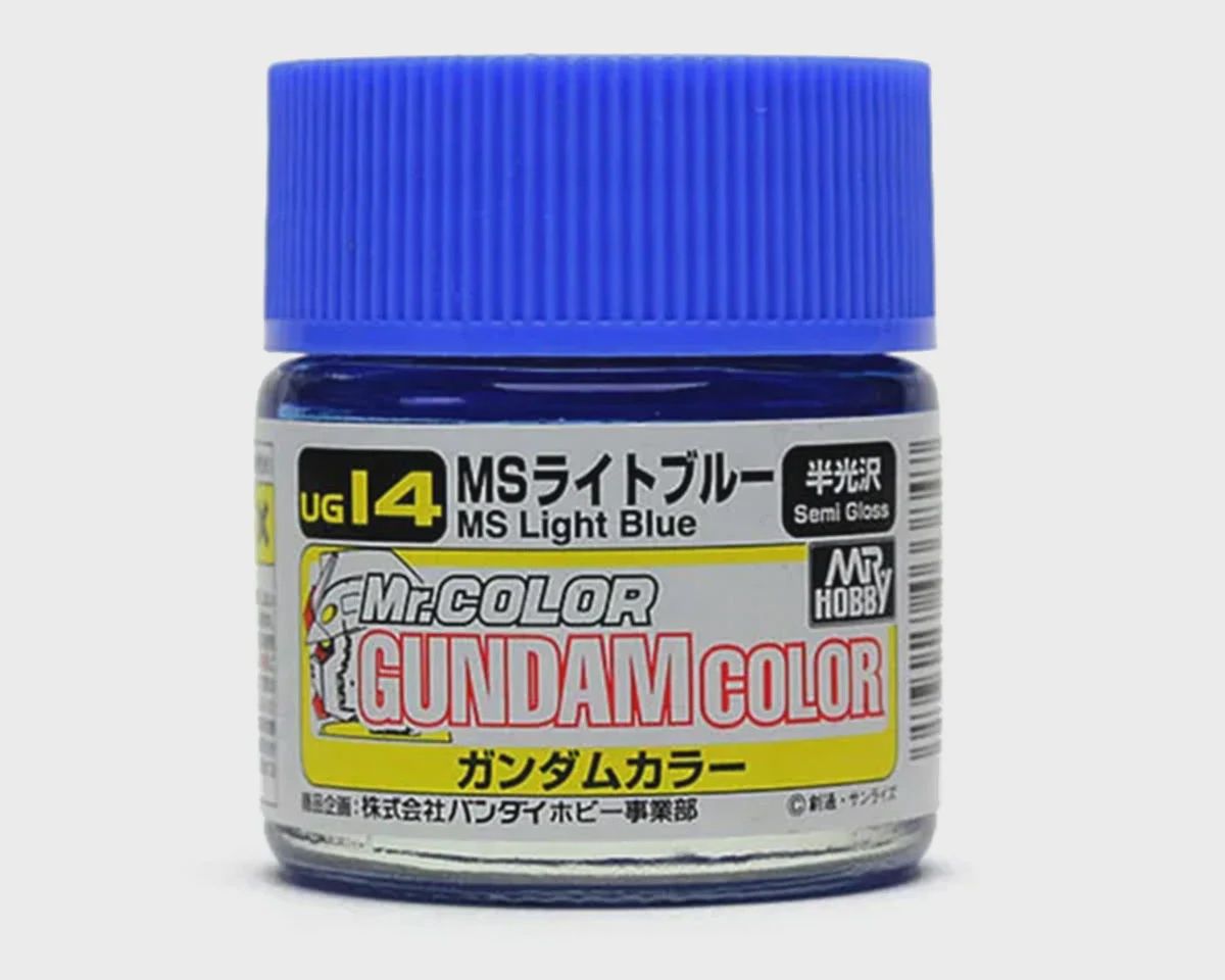 Mr. Hobby UG14 MS Light Blue (10ml Bottle) "Gundam Color" (GUZUG14)