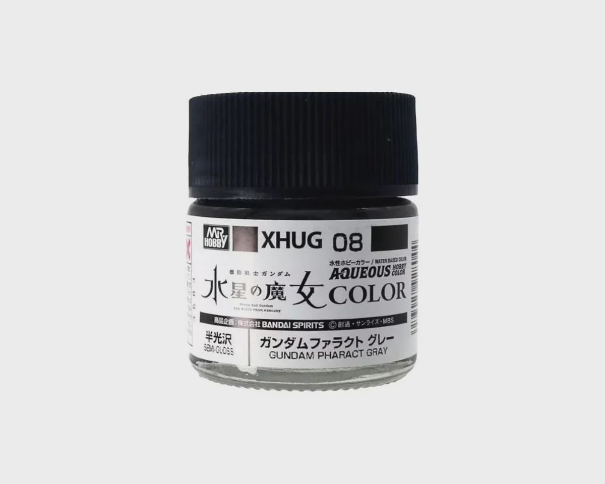 Mr. Hobby XHUG08 Gundam Pharact Gray "Aqueous Gundam Color" (GUZXHUG08)