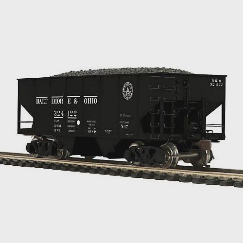 MTH USRA 55-Ton Steel Twin Hopper Car - Baltimore &amp; Ohio (MTH8097062)