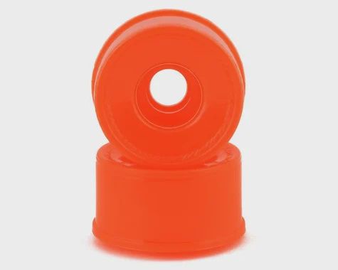 NEXX Racing Mini-Z 2WD Solid Rear Rim (2) (Neon Orange) (NX-055)
