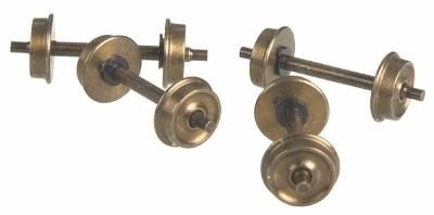Northwest Pointed Axle Nickel-Silver Wheelset -- 28"/110 (53-371154)
