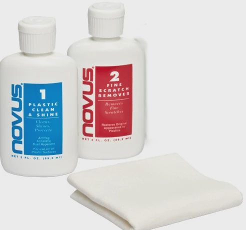 Novus Plastic Polish Set (1ea #1, #2 &amp; Polish Cloth) (NVS12)