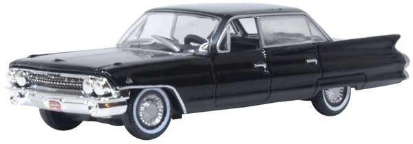 Oxford Diecast 1961 Cadillac Sedan de Ville - Assembled -- Ebony (553-87CSD61004)