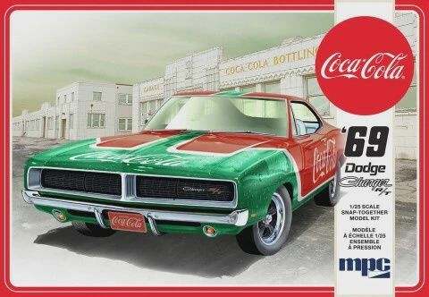 MPC '69 Dodge Charger R/T Coca Cola 1/25 Scale Plastic Model Kit (MPC919)