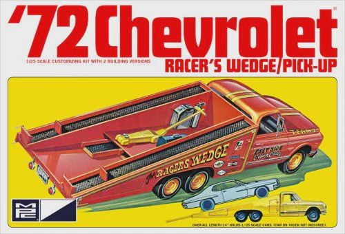 MPC 1972 CHEVY RACER'S WEDGE PICK UP 1:25 SCALE MODEL KIT (MPC885)