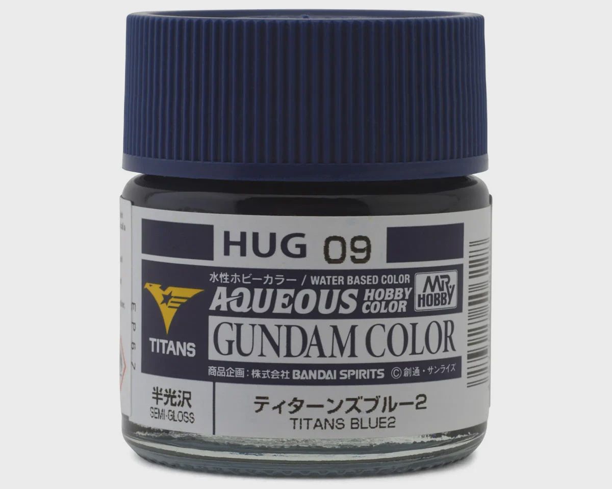 Mr. Hobby "Aqueous Gundam Color" Acrylic (Titans Gundam Blue 2) (10ml) (GUZHUG09)