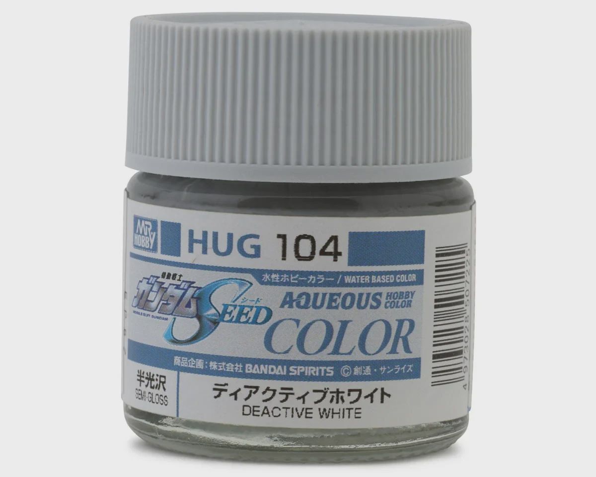 Mr. Hobby "Aqueous Gundam Color" (Deactive Gundam White (GUZHUG104)