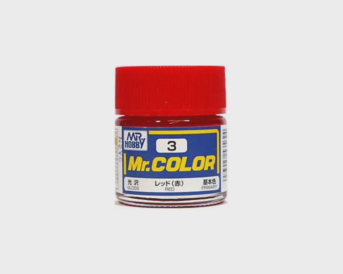 Mr. Hobby C3 Gloss Red (10ml Bottle) (GUZC003)