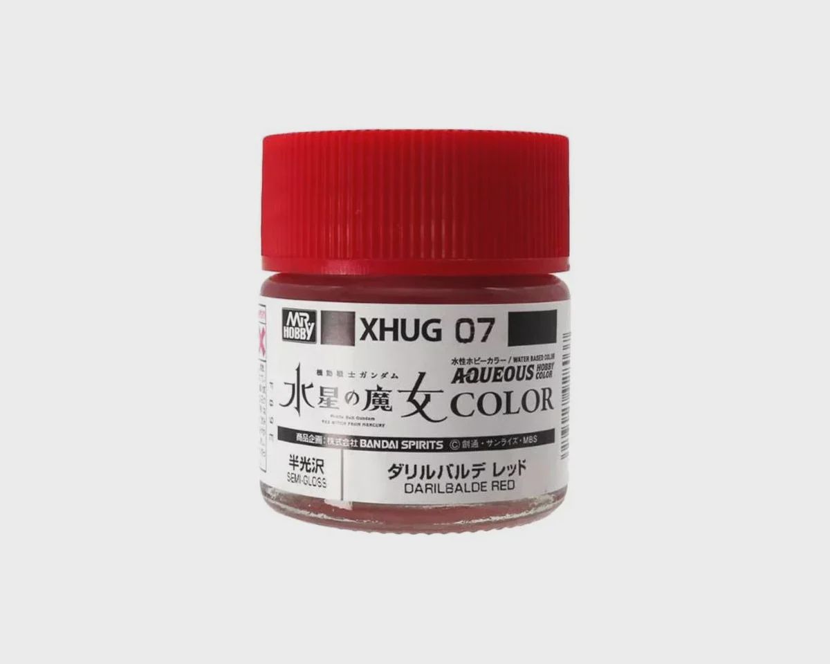 Mr. Hobby XHUG07 Darilbalde Red "Aqueous Gundam Color" (GUZXHUG07)