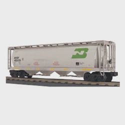 MTH 4-Bay Cylindrical Hopper Car - BNSF (MTH3075523)
