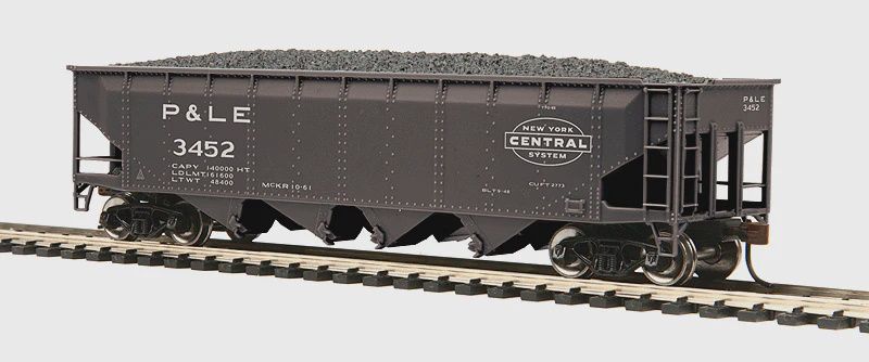 MTH 70-Ton Quadruple Hopper Car - Pittsburgh &amp; Lake Erie (MTH8575042)