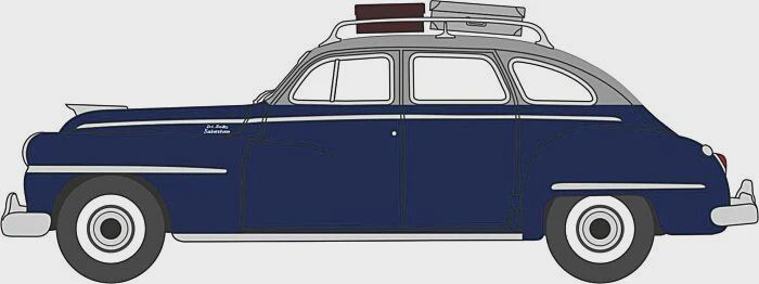 Oxford Diecast 1946-1948 Desoto Suburban Sedan - (553-87DS46004)