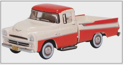 Oxford Diecast 1957 Dodge D100 Sweptside Pick Up Truck - Assembled (553-87DP57001)