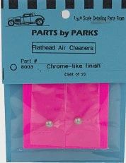 Parts by Park Flathead Air Cleaner (Spun Aluminum) (2) (PBP8003)