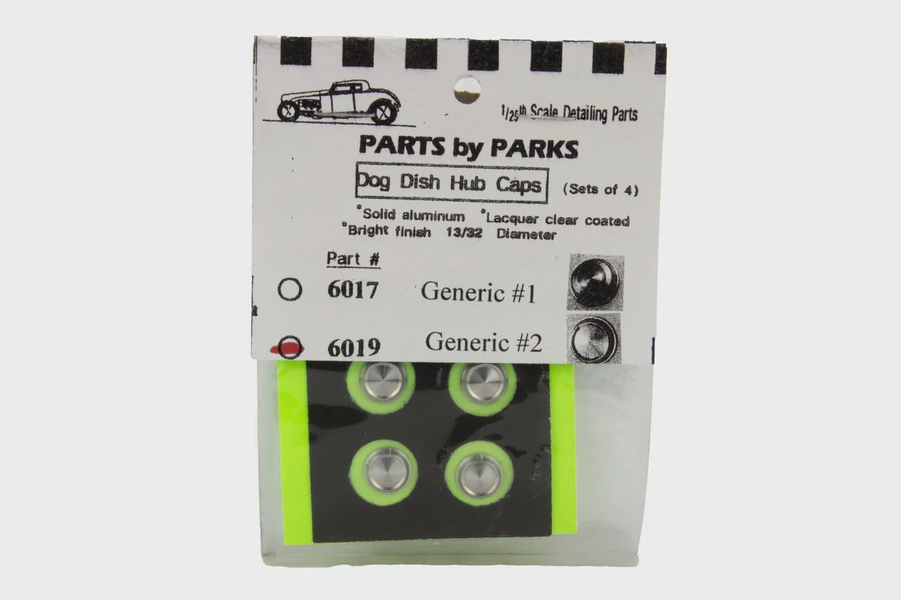 Parts by Parks 1/24-1/25 Dog Dish Hub Caps, Generic #2 (PBP6019)