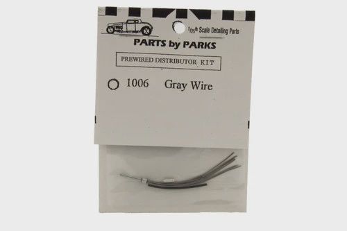 Parts by Parks 1/24-1/25 Gray Prewired Distributors w/Aluminum Coil &amp; Spark Plug Boot (PBP1006)
