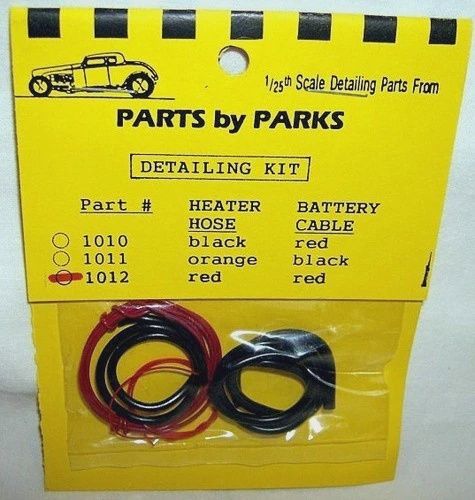 Parts by Parks Detail Set 3: Radiator Hose, Red (PBP1012)