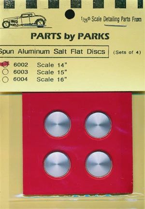 Parts by Parks Salt Flat Type Disc Hubcap 14" (set of 4) (1/25 &amp; 1/24) (PBP-6002)