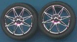 Pegasus Diamantes Chrome Rims w/Tires (4) (PGH1254)