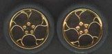 Pegasus Hobbies 1/24-1/25 Diablos Chrome Rims w/Tires (4) (PGH1246)