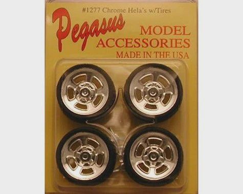 Pegasus Hella's 19'' Chrome Rims w/Tires (4) (PGH1277)