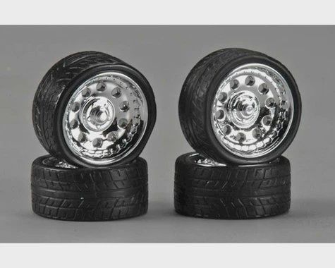 Pegasus Hobbies 23" Magnum's w/Tires Chrome (4) (PGH2312)