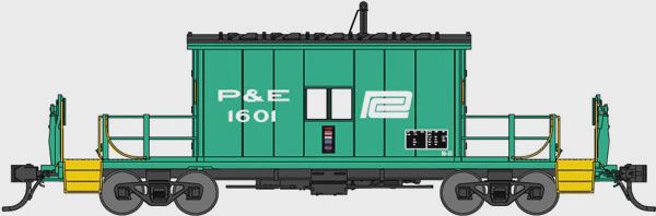 Peoria &amp; Eastern/Penn Central #1601 (Jade Green, black) (188-24210)