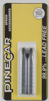 PineCar Stick-on Designer Weights (PINP379)