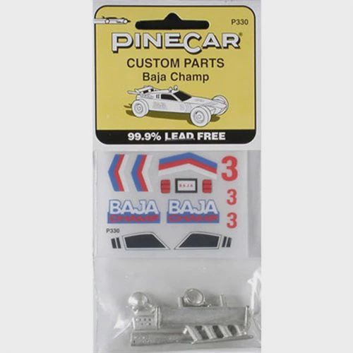 PINEWOOD DERBY Custum Parts w/dDecals (PIN330)