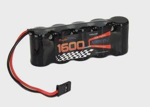 Power Hobby 6V 1600mAh NiMH Flat Battery Pack w/ Hitec Connector (PHBPH4001)