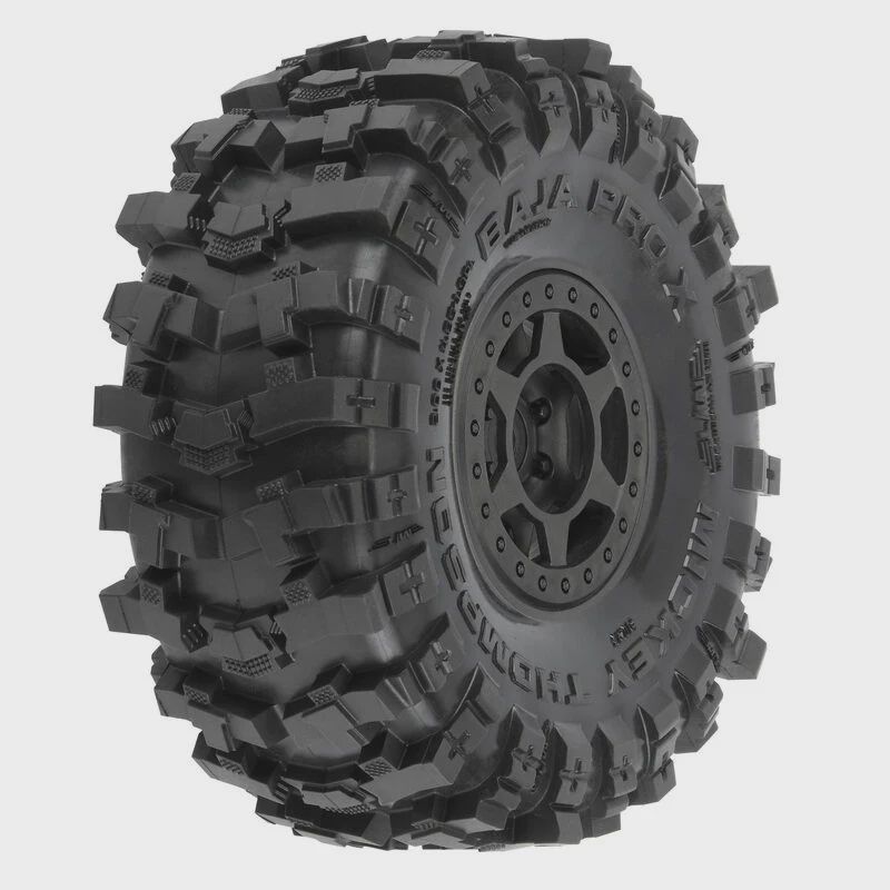 Pro-Line 1/10 Mickey Thompson Baja Pro X G8 F/R 1.9" MTD 12mm Blk Holcomb (2) (PRO1021310)