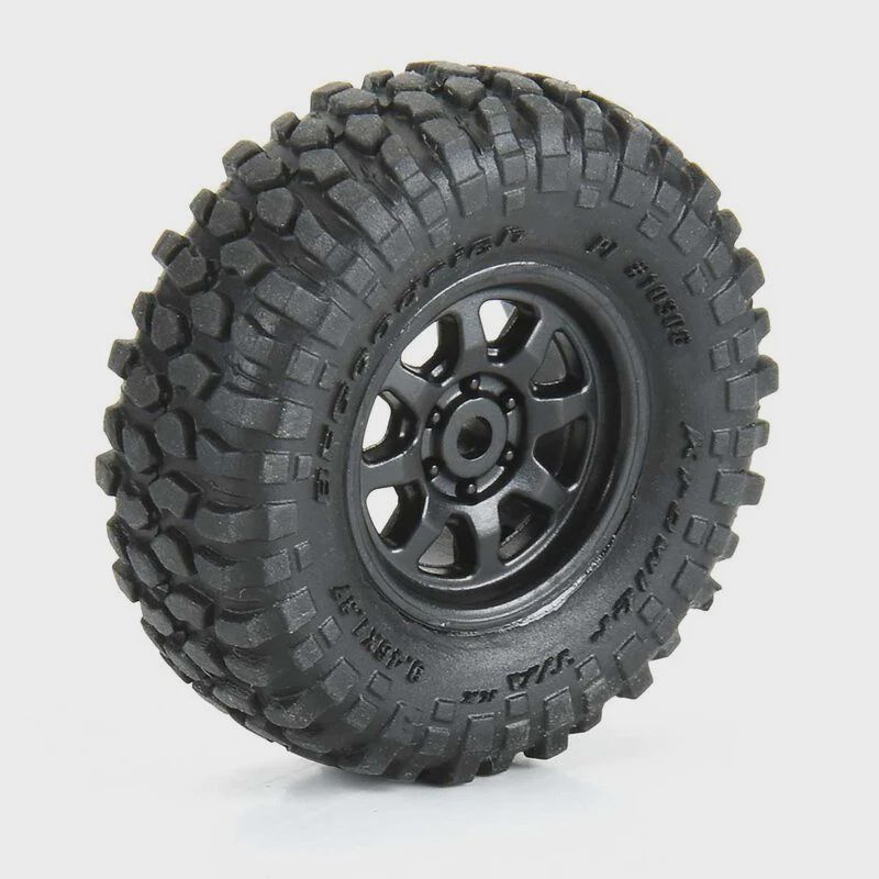 Pro-Line 1/30 BFG Krawler T/A KX Front/Rear Mounted Black Icon Nuevo (4) for Axial SCX30 (PRO1030610)
