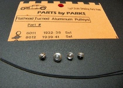 Parts by Parks 1/24-1/25 Flathead Pulley 1939-41 (Spun Aluminum) (PBP8012)