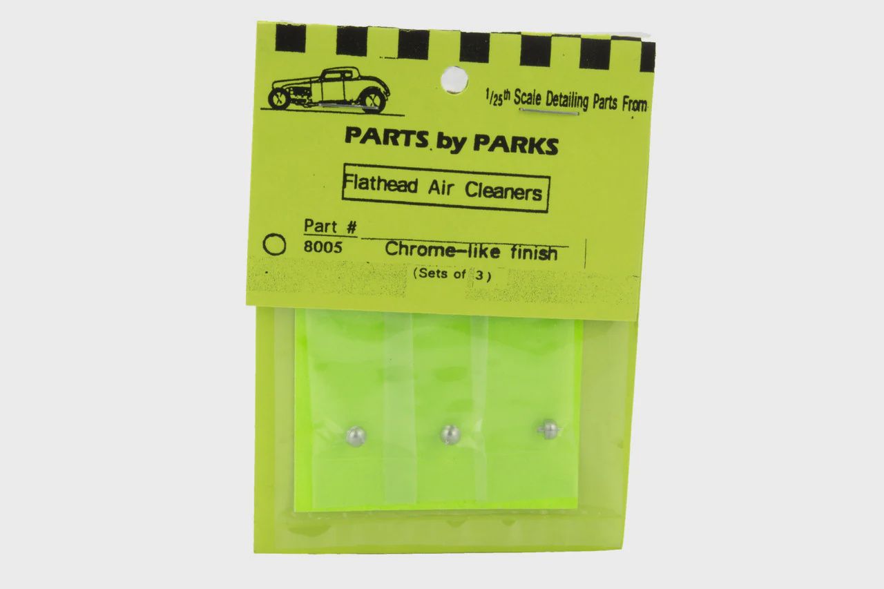 Parts by Parks 1/24-1/25 Flathead Air Cleaner (Chrome Finish) (3) (PBP8005)