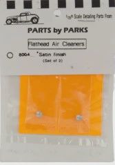 Parts by Parks 1/24-1/25 Flathead Air Cleaner (Satin Finish) (2) (PBP8004)