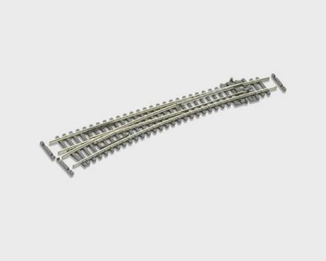 Peco N Fine Code 55 Curved Left Hand Turnout (Inside 18 (PPCSLE387F)
