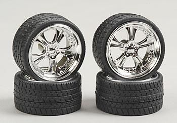 Pegasus Phat Daddies w/Tires 23'' Chrome (4) (PGH2303)