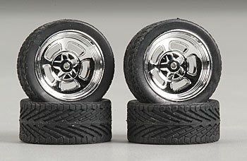 Pegasus Hobbies Holli's w/Tires 23" Chrome (4) (PGH2305)