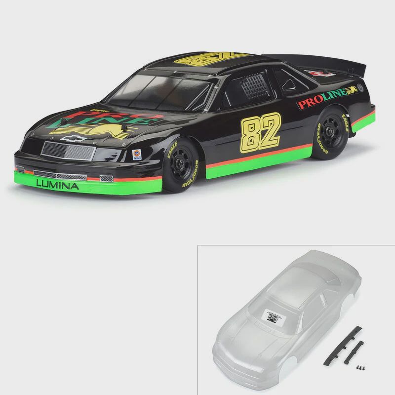 Pro-Line 1/12 Pre-Cut 1990 Chevy Lumina Clear Body: Losi NASCAR (PRO370917)